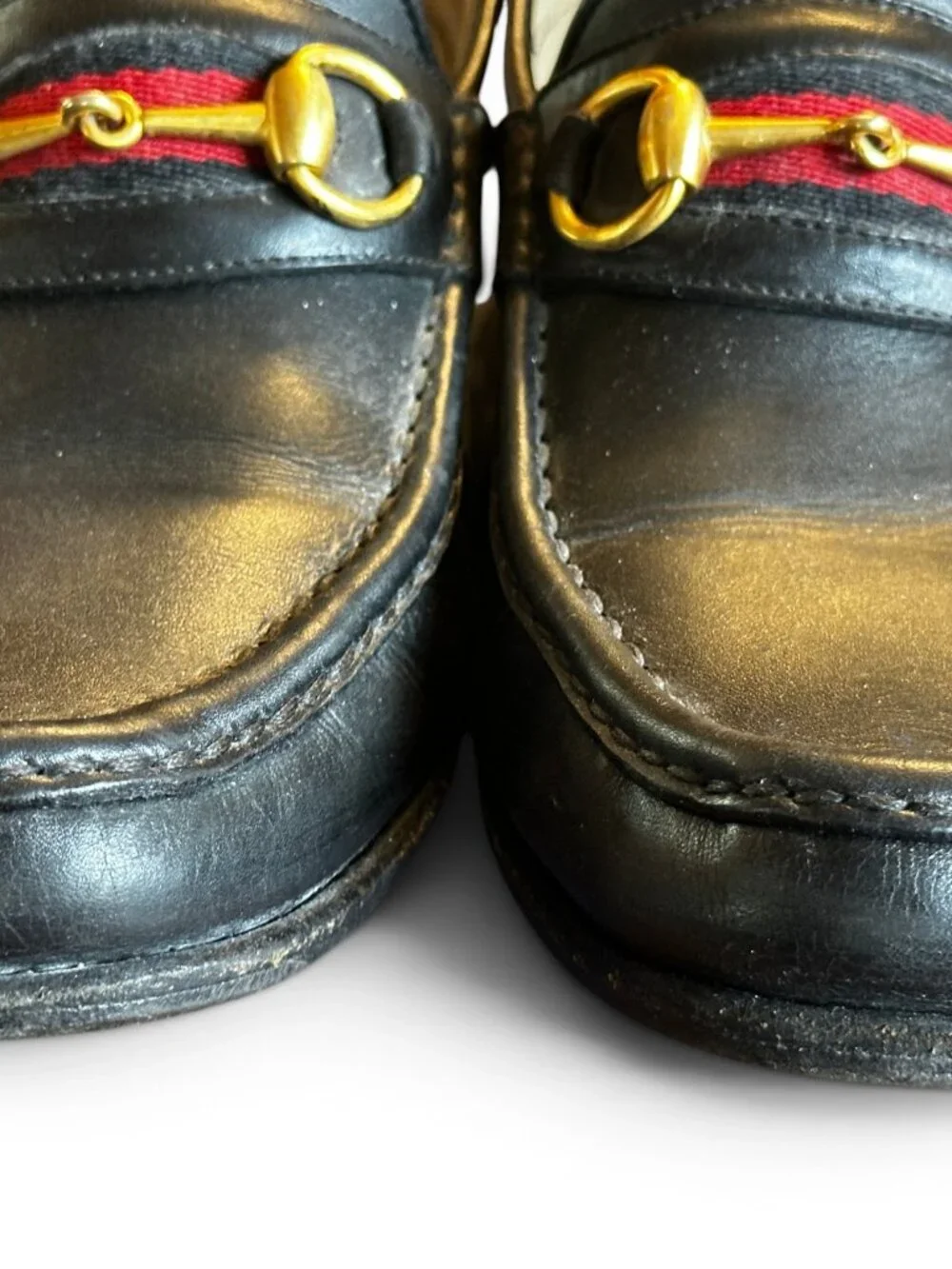 Gucci Black Leather Horsebit Loafers 10.5 D-Men’s Size 110 0010/2